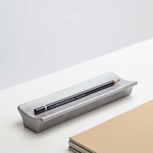 Homeware And Accessories: Arc Pen Tray in Aluminium
