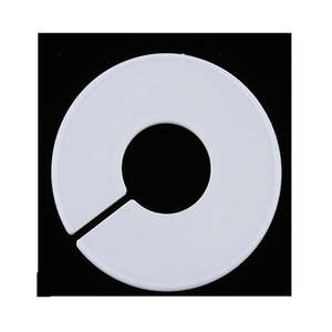 Fashion Display Racks Sizing Rings Merchadising Holders: Rack Dividers White Round Blank Set of 7