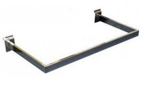 Slatwall Metal Display Acessories: Slatwall Side Hang Rail 900mm