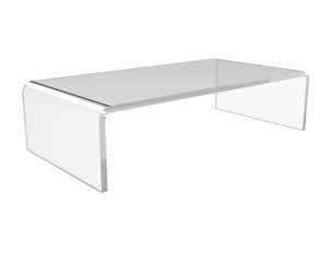 Merchandising Pos Display Holders Risers: Acrylic Display Riser Rectangular
