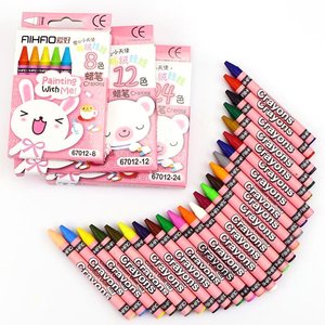 48 Bright Colors Wax Crayons Set – Shopmakers