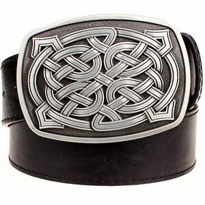 Women’s Leather Belt with Metal Buckle – Shopmakers