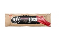 Raspberry Chocolate Logs - RJ’s - 120g – Pack of 3