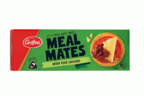 Food: Meal Mates Mixed Veggie Crackers – Griffin’s – 230g