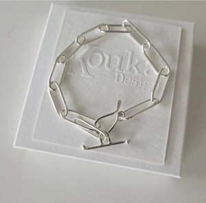 Products: Sterling Silver Linked Bracelet