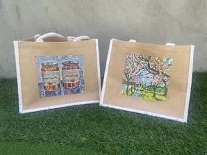 Art And Wall Decor 2: Jute Bags by Harriet Millar