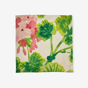 Dining And Tableware 1: Geranium Linen Napkins, Set of 4
