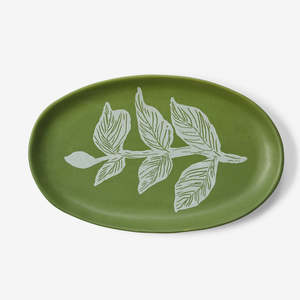 Dining And Tableware 1: Vines Green Oval Platter
