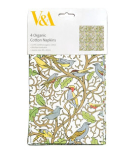 V&A Organic Cotton Napkins - 2 Styles