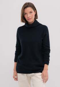 Tops: Float Sweater - Navy