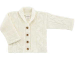 Baby And Child: Cable Knit Cardigan