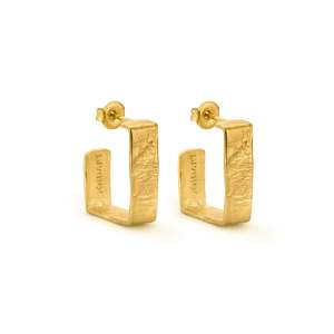 Joidart: Lignis Gold Hoops Medium