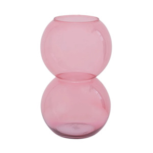 Sale: Glass Bulb Vase - Pink
