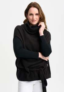 Cassie Belted Cape/ Sweater
