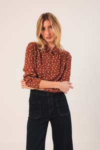 Terracotta Polka Dot