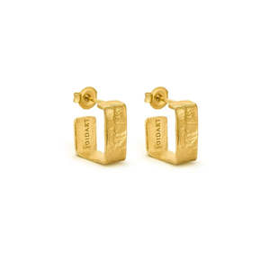 Accessories 2: Lignis Gold Hoops- Small