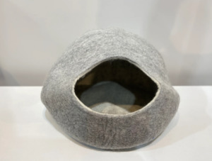 Home And Living 1: Felted Cat Pods - Light Grey