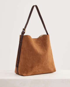 Suede Cabas Tote