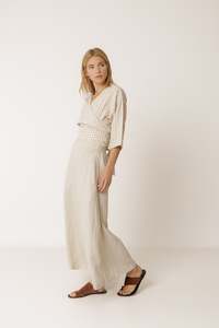 Long Linen Skirt