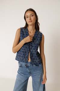 Womenswear: Tie Front Vest