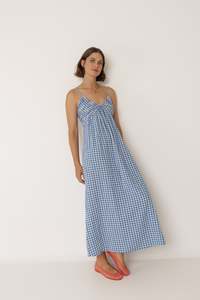 Womenswear: Strappy Gingham Dress