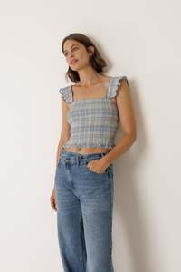 Square Neck Crop Top