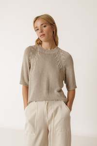 Ribbon-Stitch Sweater