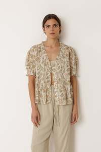 Micro-Ruffle Shirt