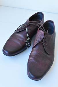 Mens Shoes: Giancarlo Moretti red leather shoes, size 44