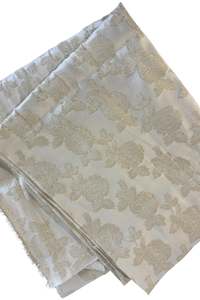 Fabrics: Vintage gold + cream fabric