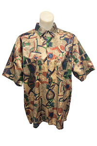 Thai silk collection silk shirt, XL