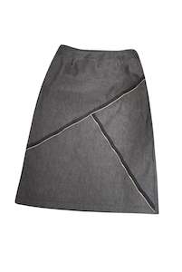 Nz Designers: Just Country NZ made dark denim zip skirt, 10