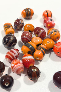 Under 20: Funky ceramic + glass charms