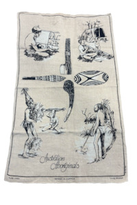 Under 20: Australian Aboriginals pure linen tea towel