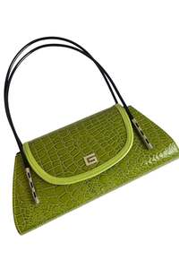 Frontpage: Green art deco bag
