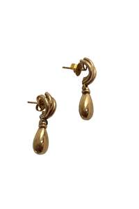 Frontpage: Gorgeous 14ct gold drop stud earrings 2.15g