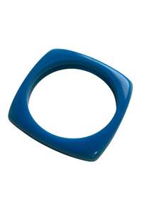 Frontpage: Retro blue square bangle