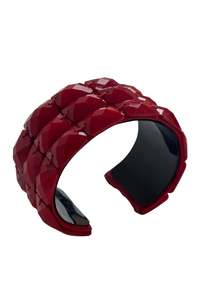 Frontpage: Red diamante arm band