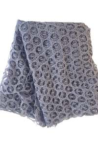 Vintage lavender circular lace fabric