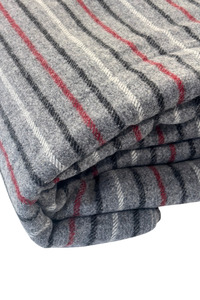 Fabrics: Striped wool fabric, 5m