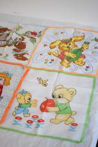 Fabrics: Vintage Kids Hankies (set 2)