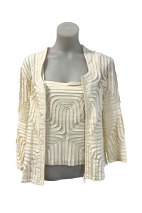 Nz Made: Ika NZ made 2 piece jacket + top set, 12