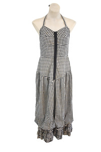 Nz Made: Stewart Limmer NZ made checkered dress, 12
