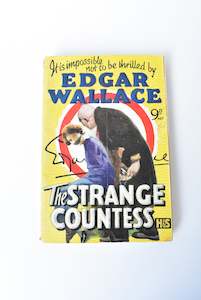 Vintage 'Yellow Ninepennies' The Strange Countess, by Edgar Wallace