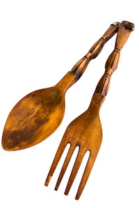Other Items: Giant decorative serving spoons