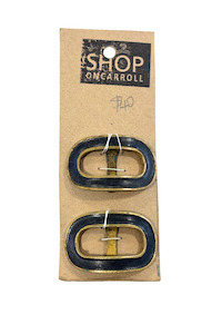 Fabrics: Vintage brass buckle