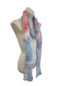 Nz Made: Super Soft Mohair Crochet Scarf