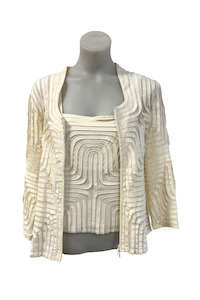 Nz Made: Ika NZ made 2 piece jacket + top set, 12