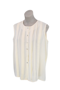 Nz Made: Paulls NZ made breezy sleeveless blouse, 14