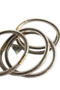 Jewellery: Gold glitter bangles